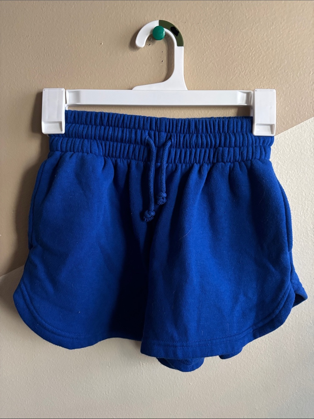 wild fable Royal Blue Women's Athletic Drawstring high rise Short Shorts